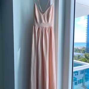 Light Pink Blush Bridesmaid Dress J. Crew